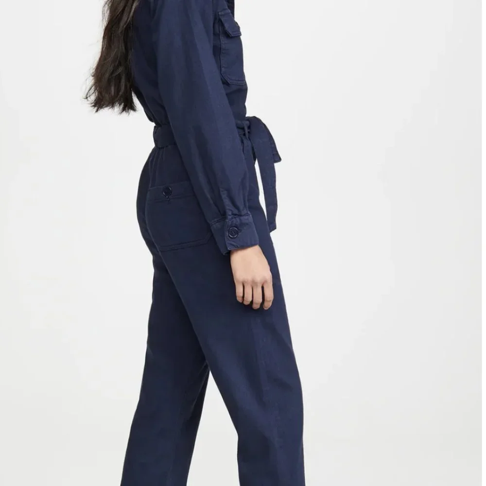Reformation Kendall Boiler Jumpsuit, Navy - Picture 4 of 6